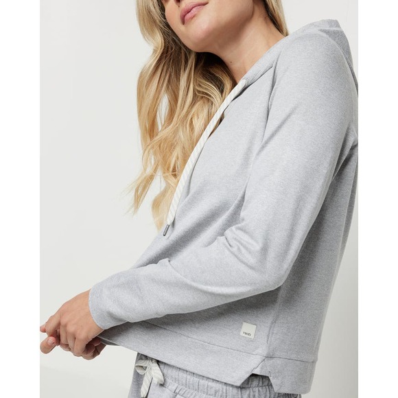 Vuori Halo Essential Hoodie Women's XLarge Pale Grey Heather